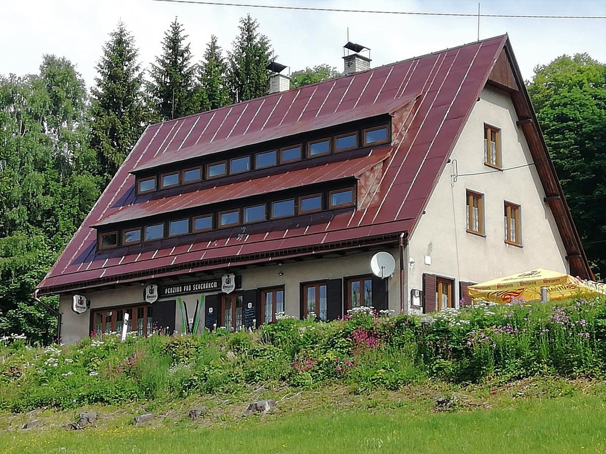 Penzion Pod Severakem Lučany nad Nisou Exterior foto